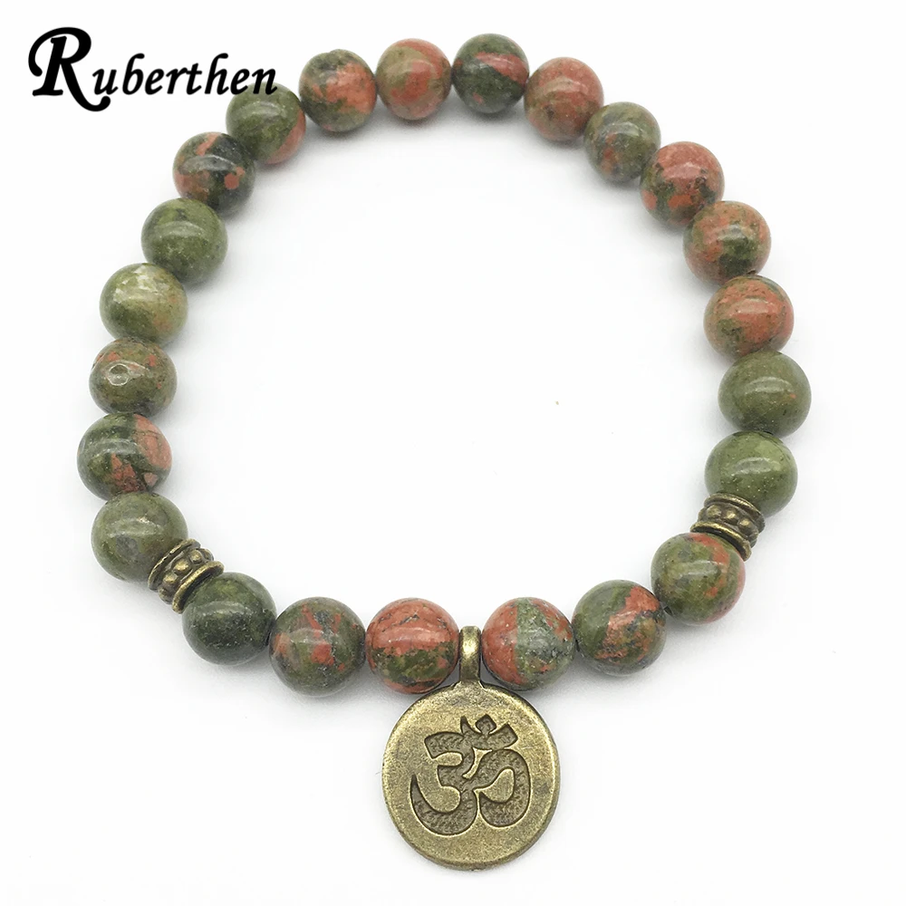 Браслет Ruberthen в продаже высококачественный браслет из античной латуни Om Lotus с