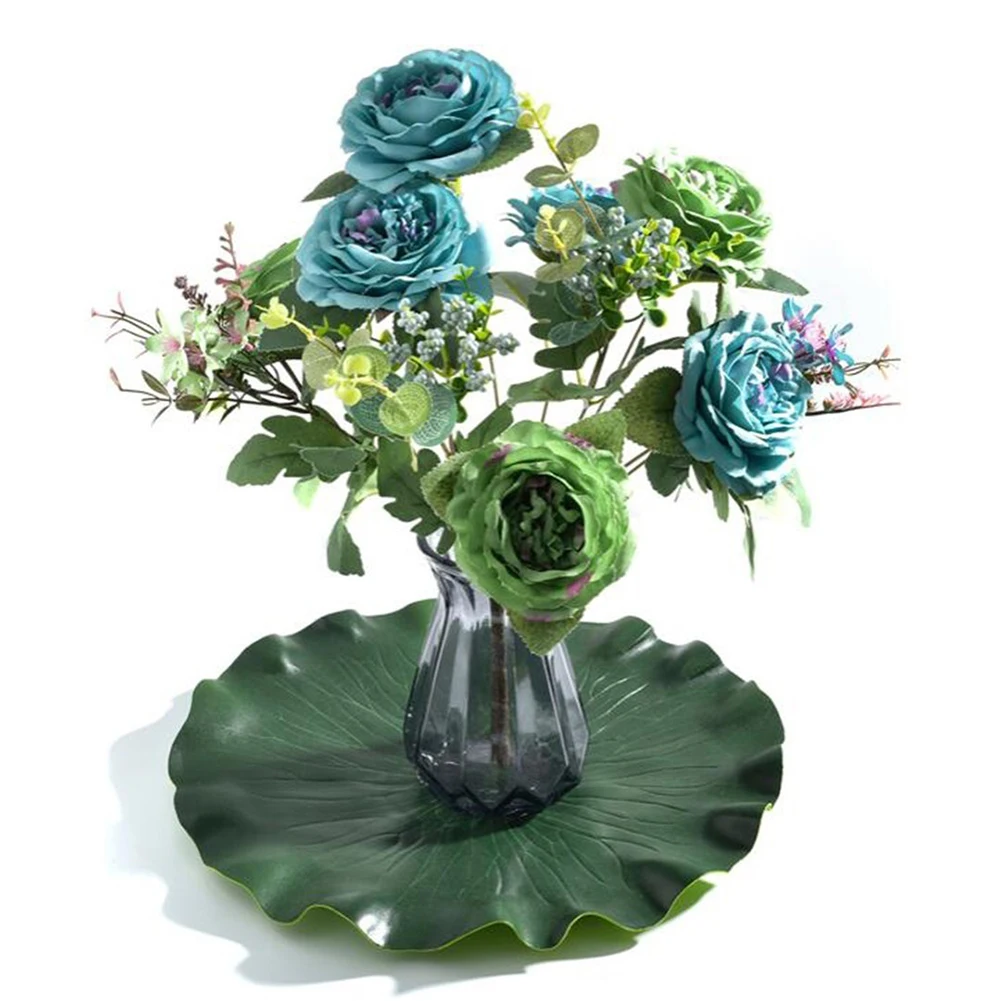 Artificial Lotus Leaf Kitchen Placemat Mat Bowl Anti-Slip Pad Props Table Decor | Дом и сад