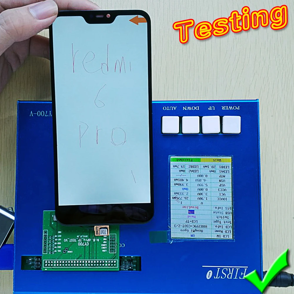 ЖК дисплей 5 84 дюйма для Xiaomi Redmi 6 Pro сенсорный экран с дигитайзером в сборе рамка
