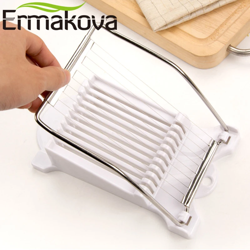 Терезка для мяса ERMAKOVA Ломтерезка яиц из нержавеющей стали слайсер банан питая