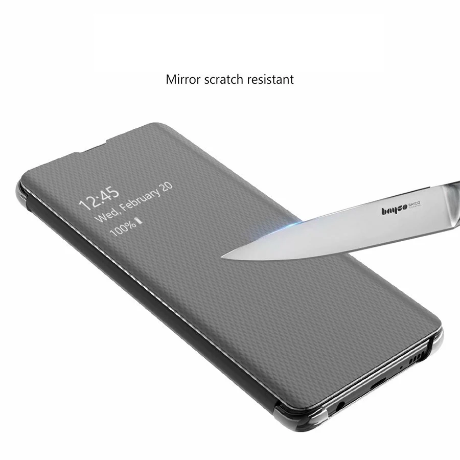 Корпус A30 A50 A70 2019 Clear View Флип кейс для samsung S10 S9 S8 плюс S10e Note 9 8 S7 край A750 A7 2018