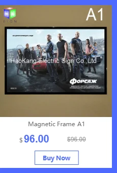 2" X 36" настенная светодиодная подсветка тонкий световой рекламный короб рамка вывеска