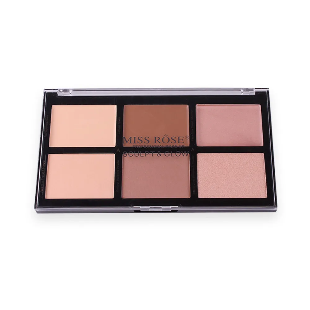 MISS ROSE 6 цветов консилер пудра крем Маскировочный Палитра Косметика основа для