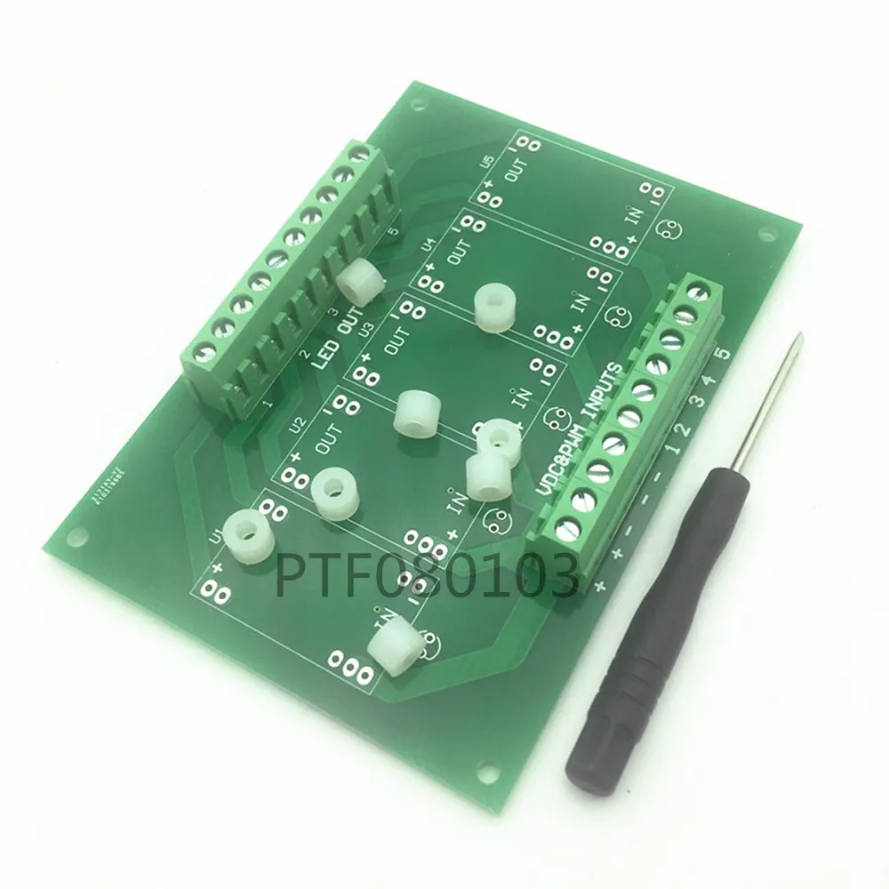 1 шт. 5UP Ldd h meanwell драйвер PCB с 350H 500H 700H 1000H 5 каналов|meanwell driver|pcb 7pcb 10 |