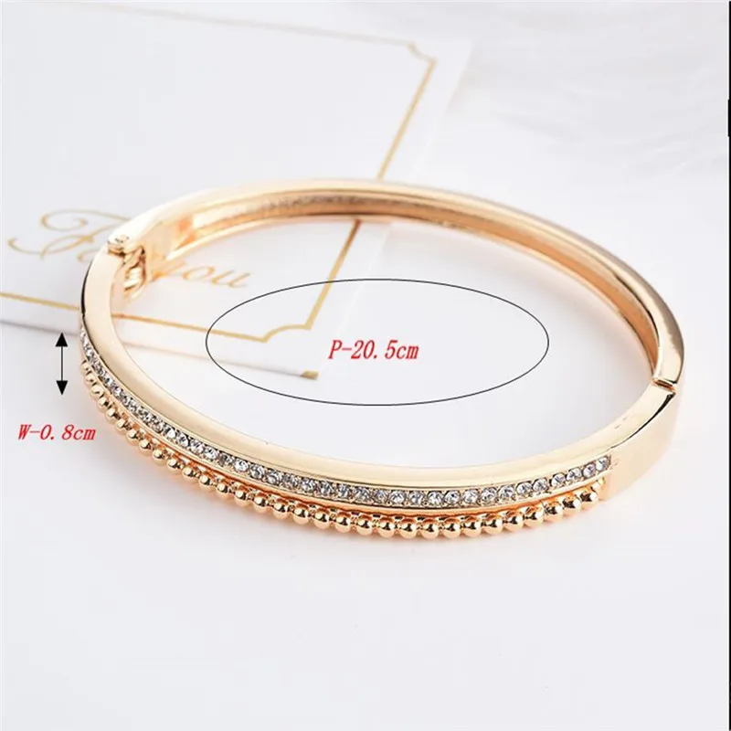 Женский и мужской браслет из розового золота 2 ряда|Браслеты с шармами| |