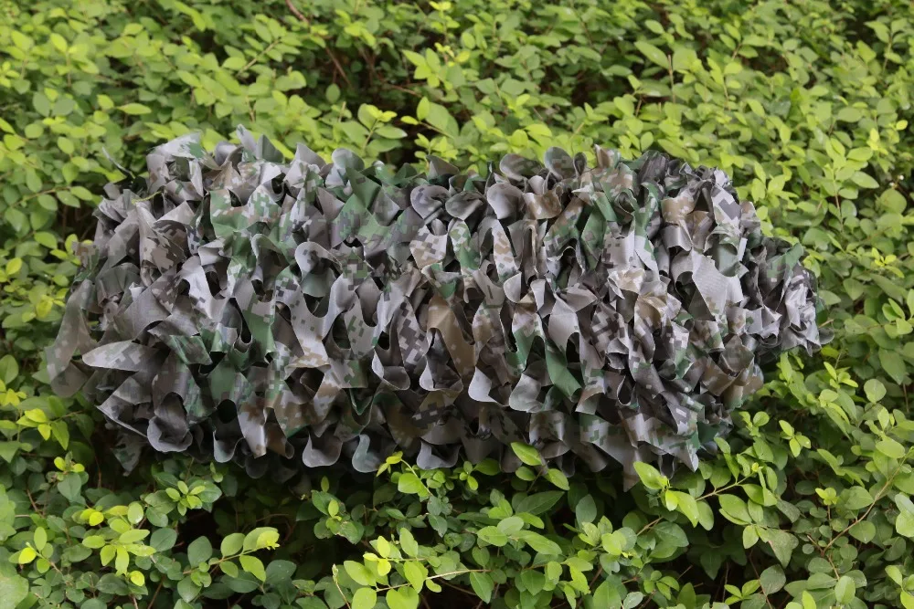 Однослойная охотничья Кемпинг Ghillie чистая лесная камуфляжная сеть джунгли листья камуфляжная сеть для военный автомобиль теневая крышка