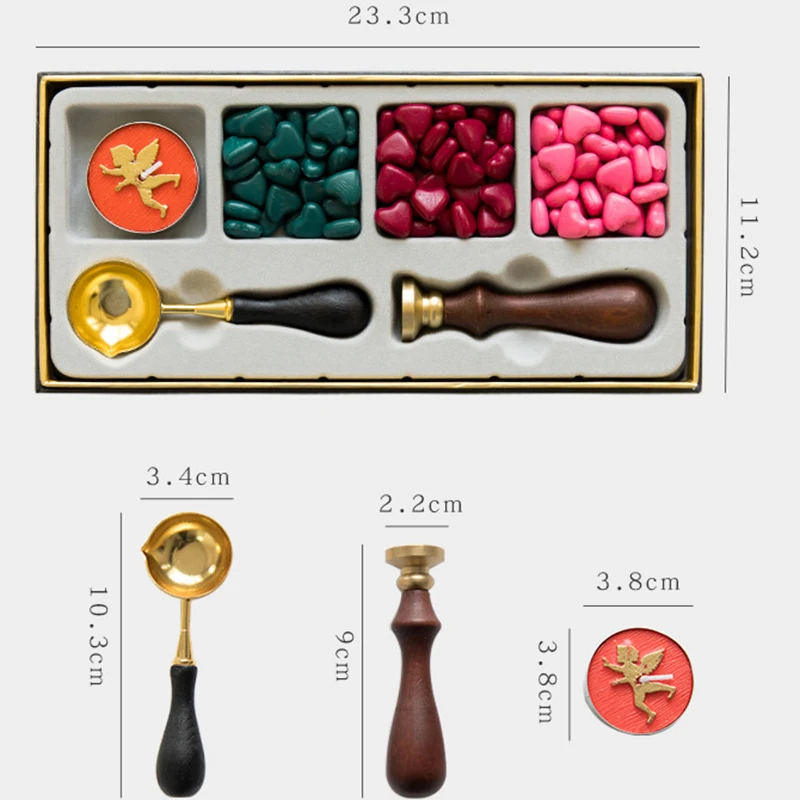 Новый Ретро романтическая огнестойкая краска уплотнение набор металлическая