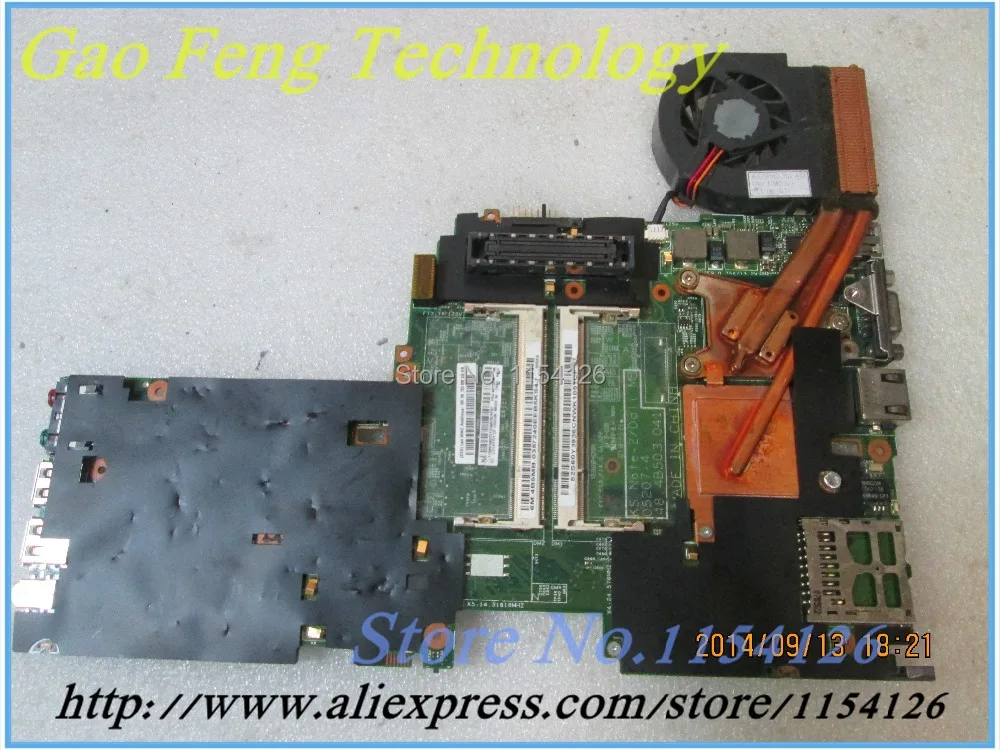 Original for lenovo X60 motherboard 48.4B503.041 T2400 CPU DDR2 Integrated 100% test fully