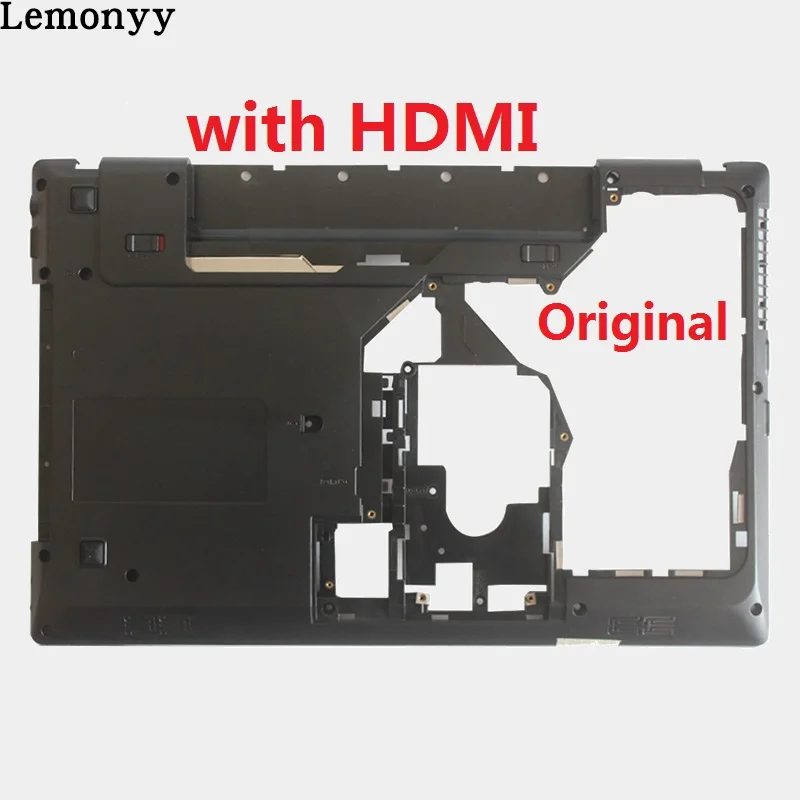 Нижний чехол для ноутбука lenovo G570 G575 нижний Чехол черный с "HDMI" комбо