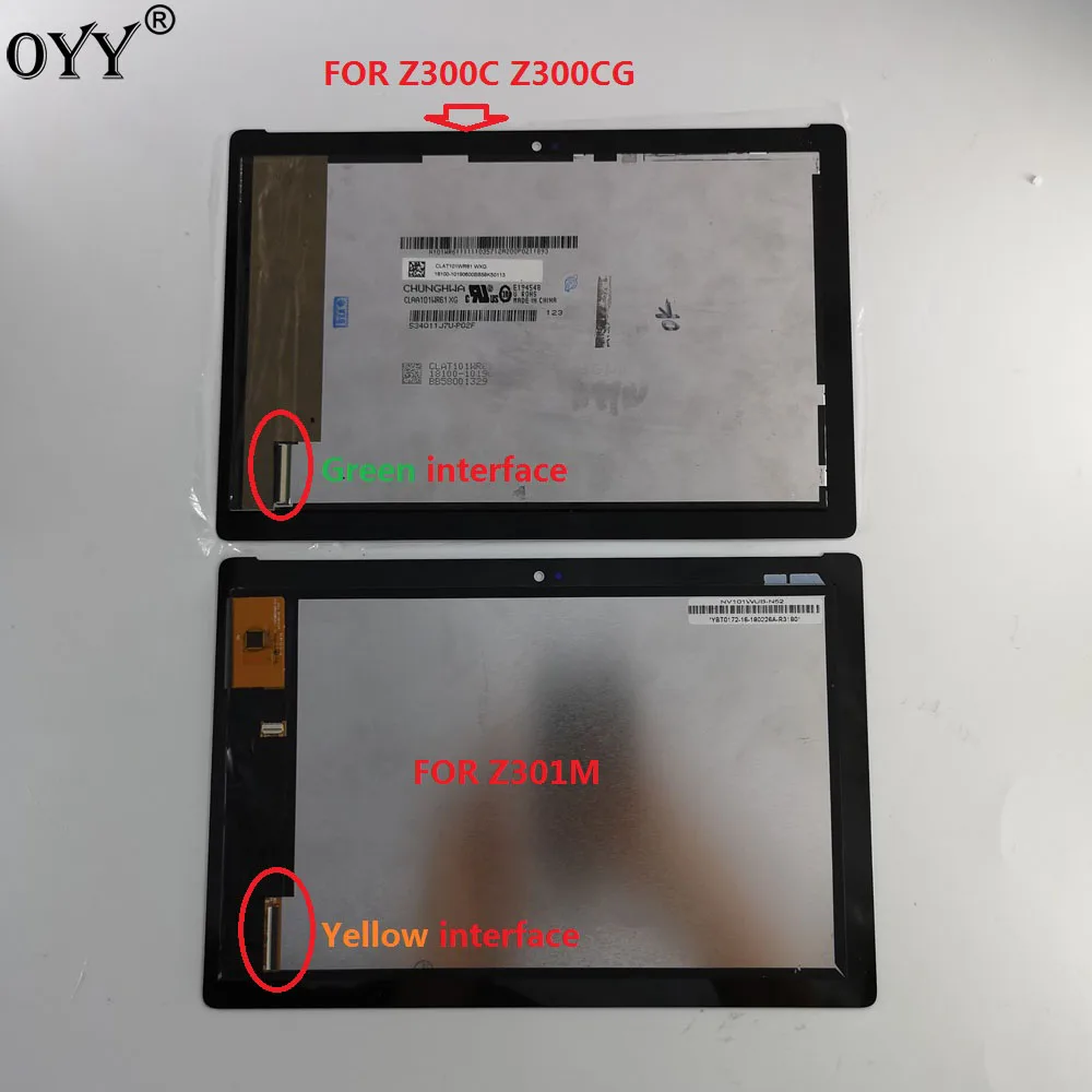 ЖК дисплей 10 1 дюйма для ASUS ZenPad Z300 Z300C P021 Z301M P028|ЖК-экраны и панели планшетов| |