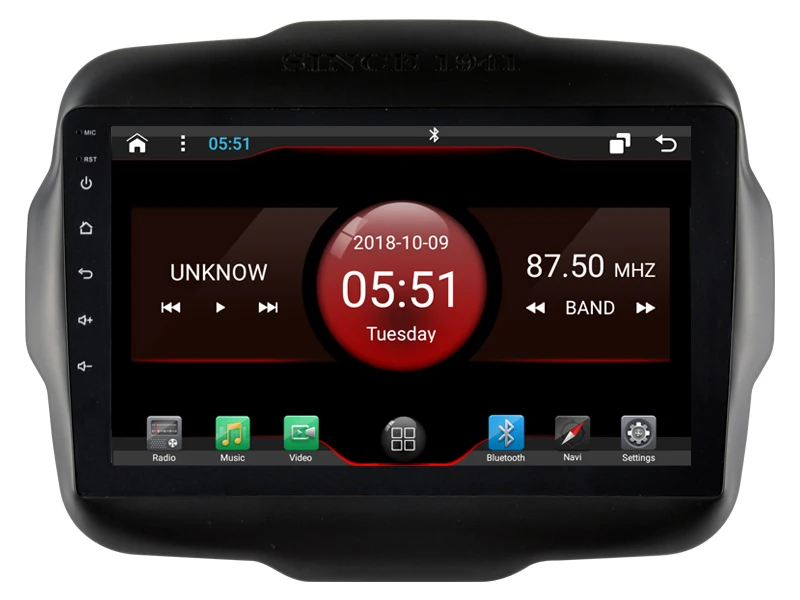 WITSON 10," FULL HD сенсорный экран Android 9,0 Восьмиядерный Автомобильный gps мультимедийный навигатор для JEEP RENEGADE- автомобильный dvd-плеер