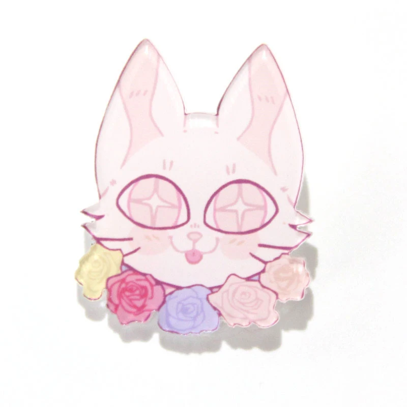 1 шт. фрукты и животные акриловые Значки на рюкзак значки на одежду Kawaii бейдж; брошь на булавке - Цвет: A0385