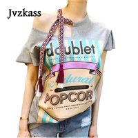 jvzkass 2020 new summer new version of the loose tassel tie leaking shoulder t shirt womens cotton bottoming shirt tide z125