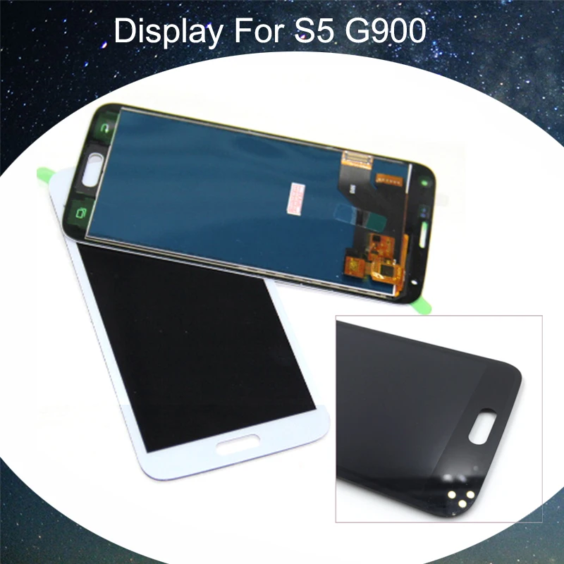 Дисплей совместим с Samsung S5 G900 G900F дисплей экран для Galaxy SM-G900 ЖК-дисплей сенсорный