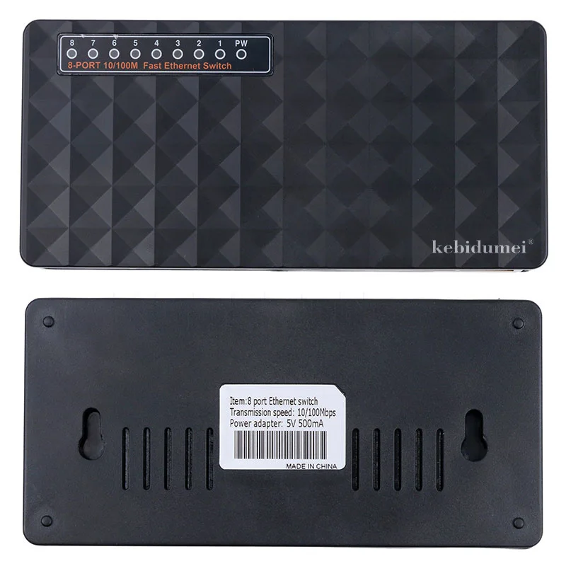 Сетевой коммутатор на 8 портов 100 Мбит/с RJ45 | Компьютеры и офис