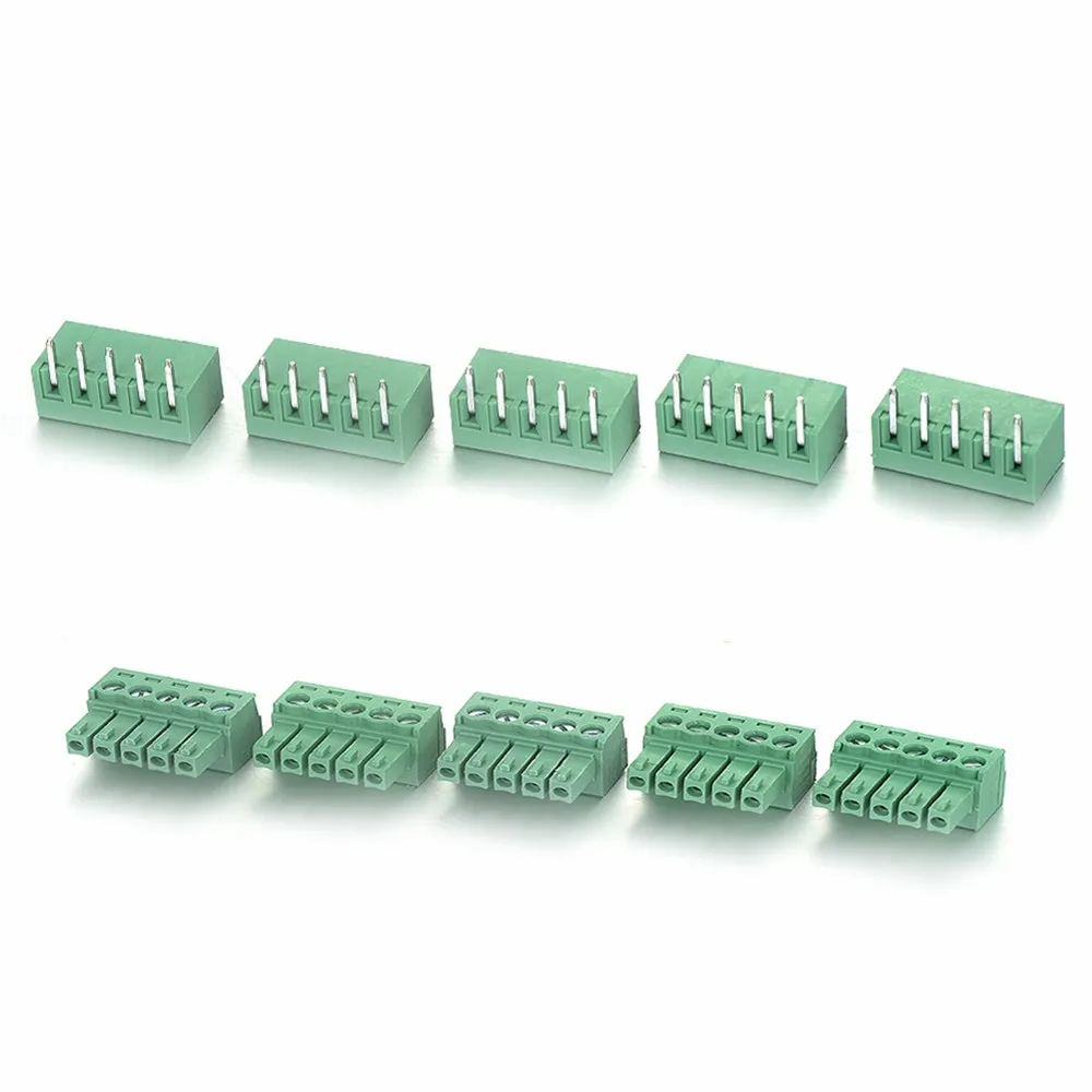 Хорошее качество 10 шт мужской и Женский 2/3/4/5Pin 3 5 мм seat Plug in правый угол PCB женский