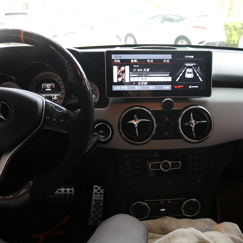 Автомобильный Радио мультимедийный плеер Android 7 1 10 25 &quot4G + 64G навигатор для Benz GLK 2013