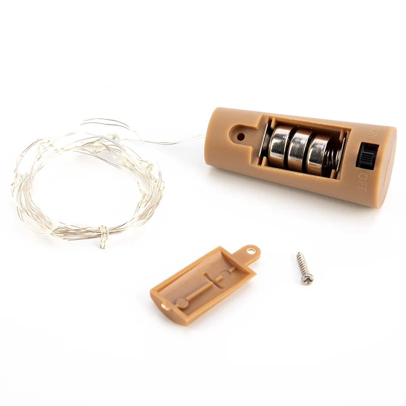 10 20 30LED Copper String Wine Bottle Light with Cork Shaped Led Stopper Battery Operated Decor Wedding Party Fairy | Освещение