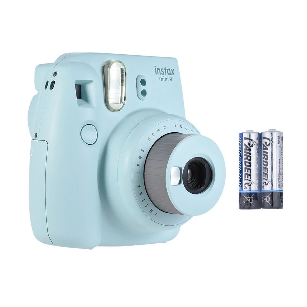 Fujifilm Instax Mini 9 мгновенная камера пленочная камера с зеркалом для селфи 2 шт. батарея+ сумка для камеры+ 30 листов пленки+ комплект аксессуаров