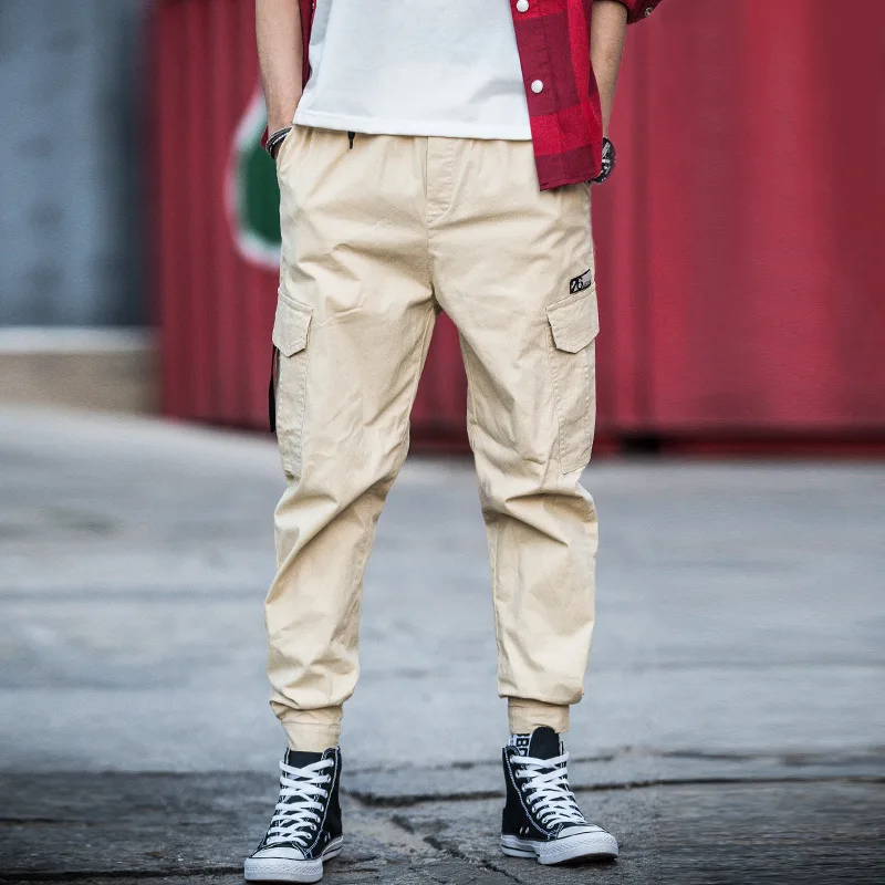 2019 Мужская модная уличная одежда мужские джинсовые тренировочные штаны брюки