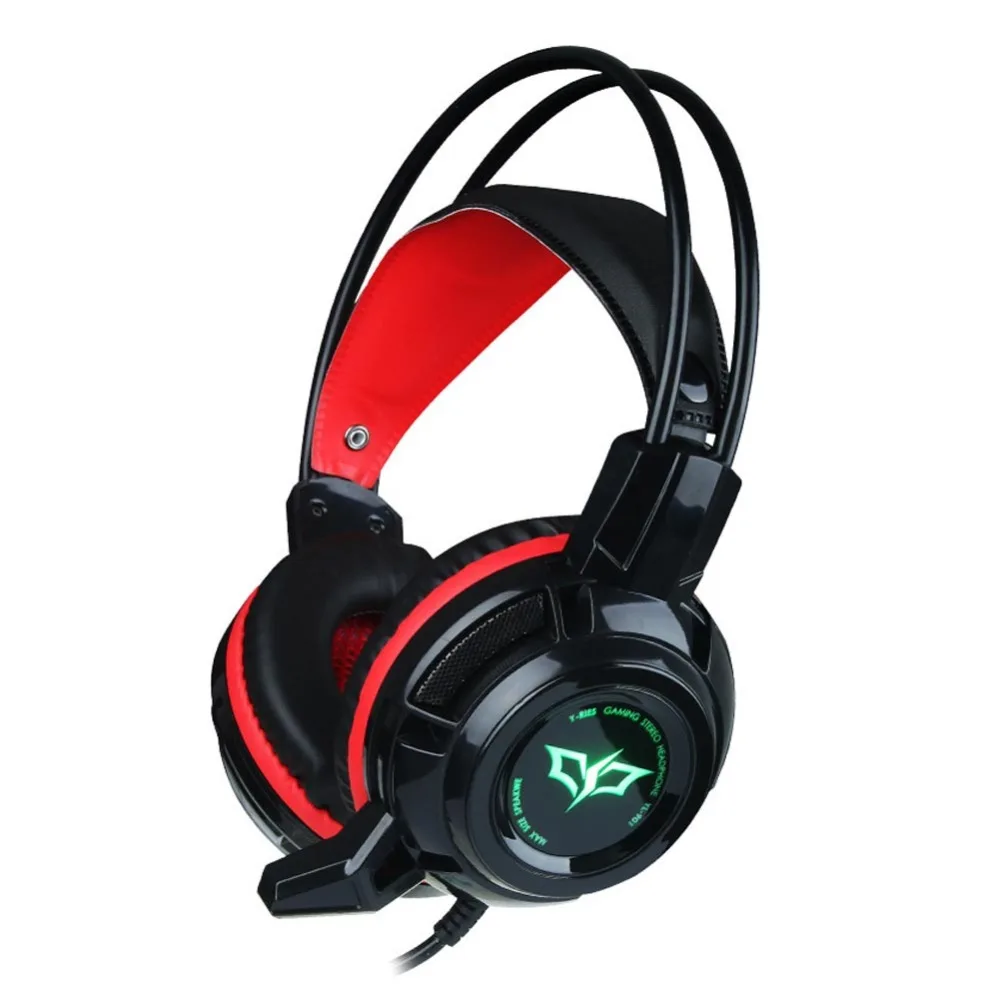 Проводные наушники игровые глубокий бас стерео с микрофоном Регулируемый 3 5 мм