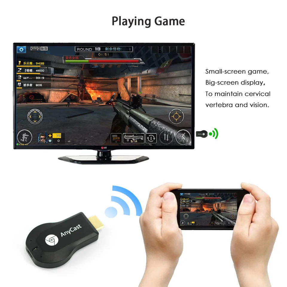 Slimy Anycast M2 Airplay 1080P беспроводной WiFi Дисплей ТВ ключ приемник HDMI tv Stick Android Miracast для IOS телефона Windows PC