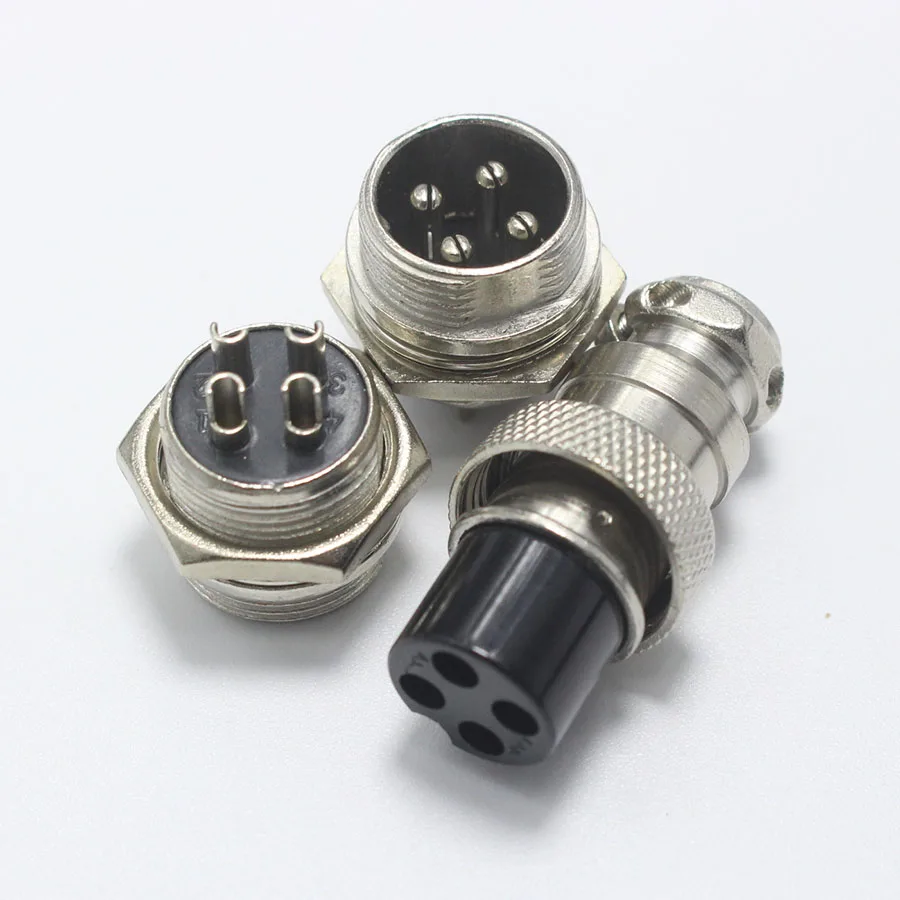 EClyxun 10 комплектов GX16 XLR 16 мм 2 3 4 5 6 7 8 9 контактный разъем для крепления на шасси