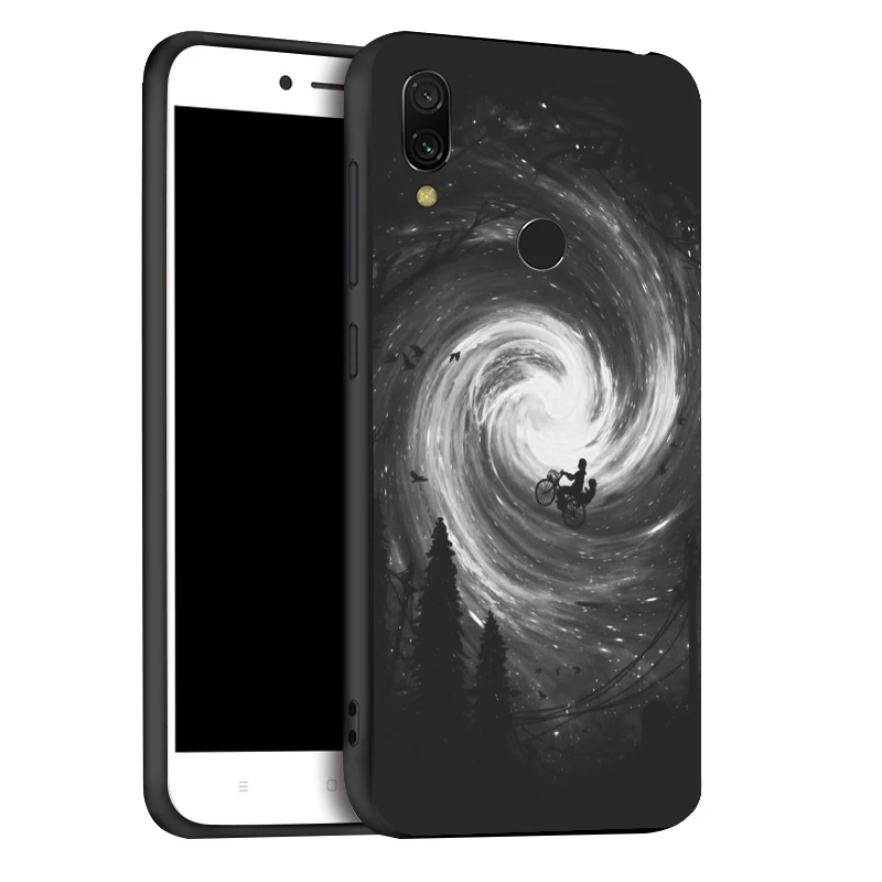

TPU Painted Case For Xiaomi Redmi 9C NFC 9A Case Silicone Black Funda For Xiaomi Redmi Note 10s 9 Pro Max 8T 8 8A Cover Note9Pro