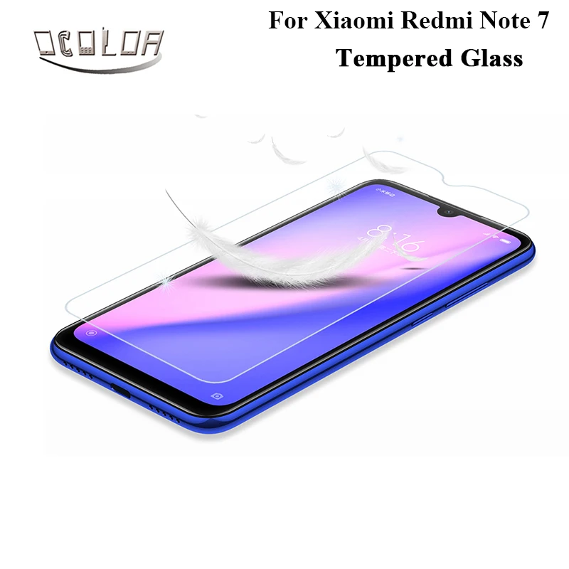 Ocolor для Xiaomi Redmi Note 7 закаленное стекло Защита экрана стальная пленка Замена