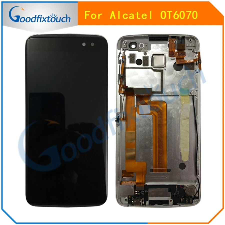 ЖК дисплей для Alcatel vodafone idol 4S OT6070 6070k 6070y 6070 с сенсорным экраном и дигитайзером в