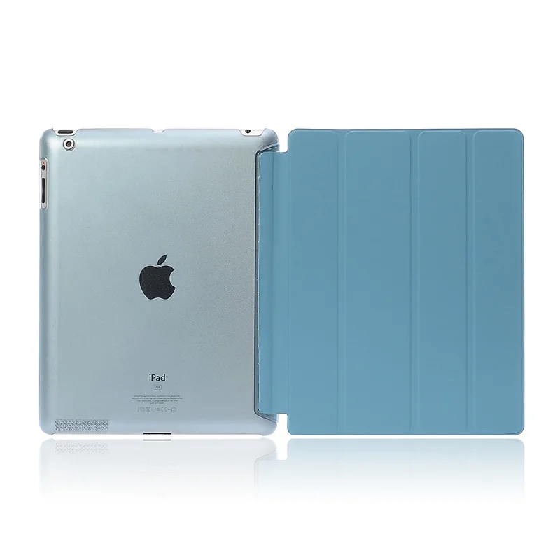 234-l-blue Iambv чехол для iPad 2/3/4 из искусственной кожи сиамские чехла для раскладной смарт-чехол для iPad 2/3/4 Чехол Авто Режим сна/Пробуждение - Цвет: 234-l-blue