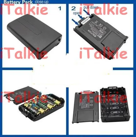 Чехол для батареи Baofeng UV 5R TYT TH F8 walkie talkie с поддержкой 6 шт. батарей AAA (батарея не