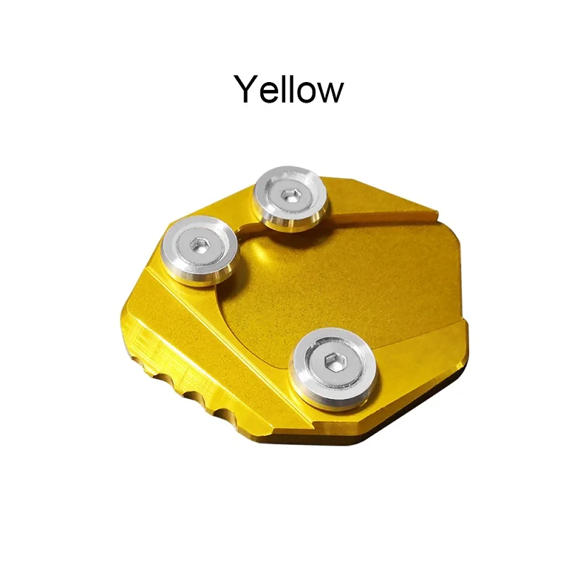 Yellow Черный, серебристый, красный, мотоциклетные алюминиевые подставки для ног, боковая подставка для SUZUKI GSXR150 GSXS150 GSXR125 GSXS125 GSXR 150 - Цвет: Yellow