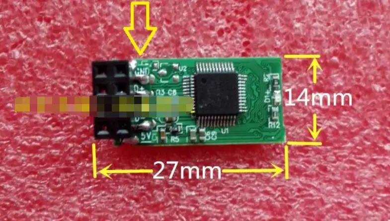 Новый SSD диск Adsyncetek eUSB 4 Гбайт DOM 9 контактный шаг 2 54 мм промышленный встроенный USB