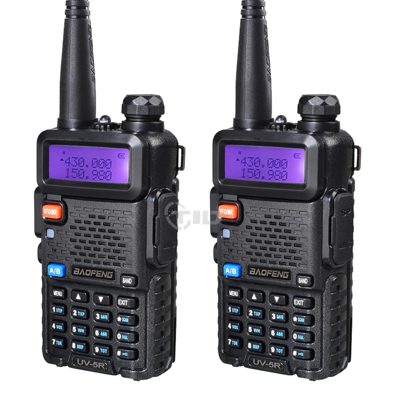 1pcs/2pcs Walkie Talkie Baofeng uv-5r Radio Station 5W Portable Baofeng uv 5r from Russia Ukraine Spain warehouse radio amateur