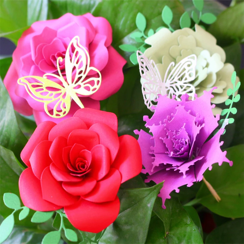 YLCD1267 Flowers Metal Cutting Dies For Scrapbooking Stencils DIY Album Cards Decoration Embossing Folder Craft Die Cuts Tools | Дом и сад