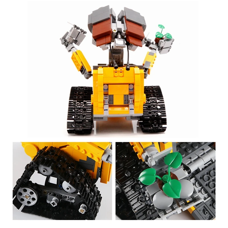 LCreator робот WALL-E фигурка стены технологические строительные блоки игрушки для детей совместимы