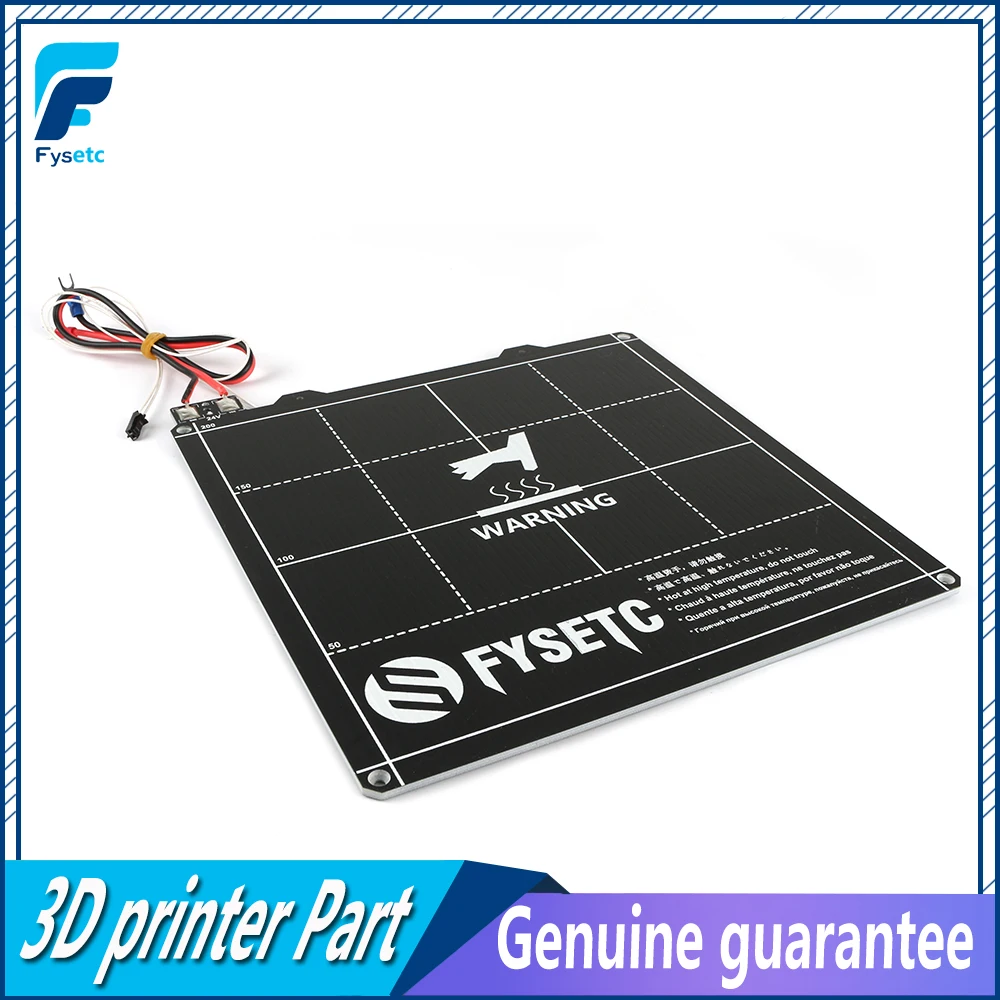 220*220mm 3D Printer MK3 Magnetic Heatbed 220X220mm 24V 3mm Thick Wiring Thermistor Kit With Magnet For Ender 5 Parts | Компьютеры и