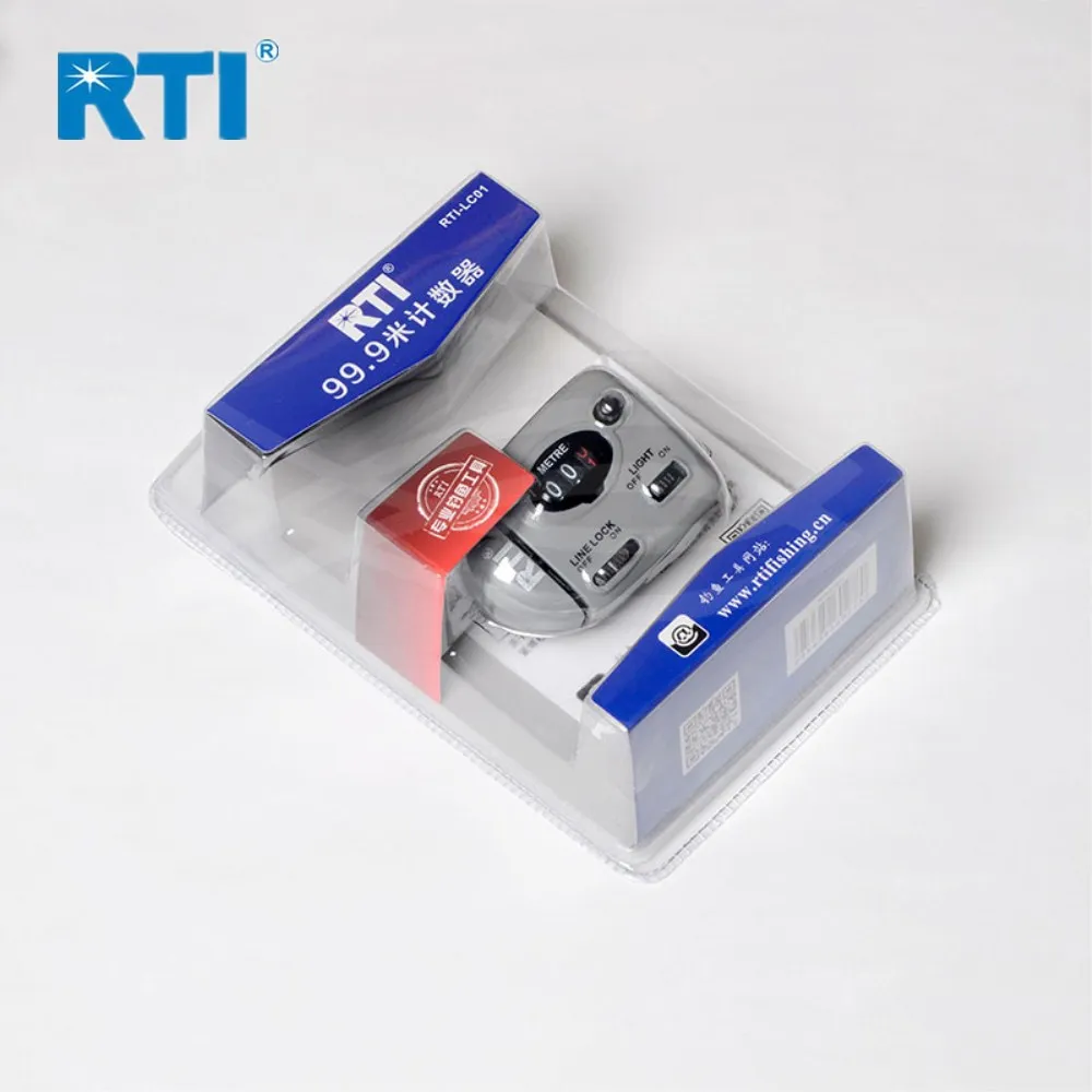

RTI 99.9m Fishing Line Counter with Night Vsion Light 7.2*4.96*4.4cm Digital Wire Measurer Fishing Tackle Tools Line Counter
