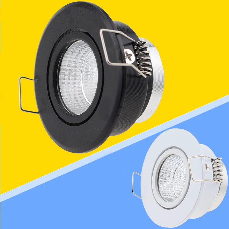 

Angle Adjustable LED COB Downlight 3W 5W AC90-260V DC12V Round Lamp Spot Led Bulb Ceiling Lamp Recessed Spot Light Home Decor