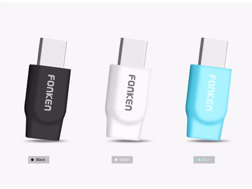 FONKEN usb type-C конвертер Micro USB к USB C адаптер Универсальный Тип C адаптер USB кабель Разъем для мобильных телефонов Кабели