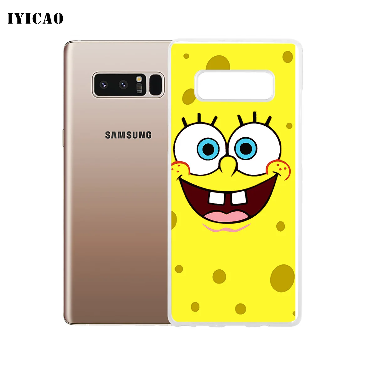 IYICAO Губка Боб Квадратные Штаны Мягкий силиконовый чехол для телефона Samsung A5 A6 Plus A7