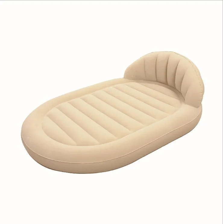 Genuine Bestway 67397 oval flocking Home Furnishing outdoor air mattress bed air mattress b35