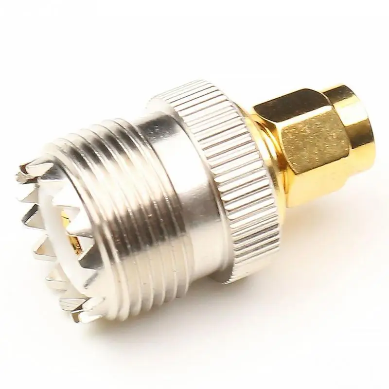 2 шт. UHF Женский SMA Мужской PL-259 SO-239 разъем РЧ коаксиального адаптера pl259 конвертер#05