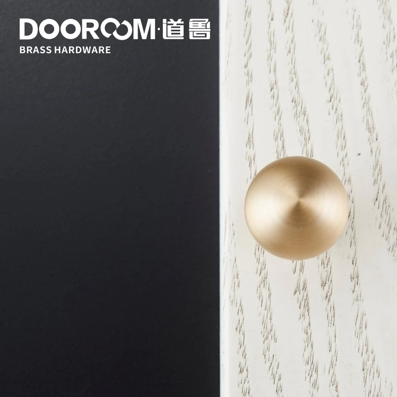 Dooroom твердая латунная фурнитура ручки Круглый Китайский Американский пасторальный шкаф комод шкаф выдвижной ящик шкафа ручки