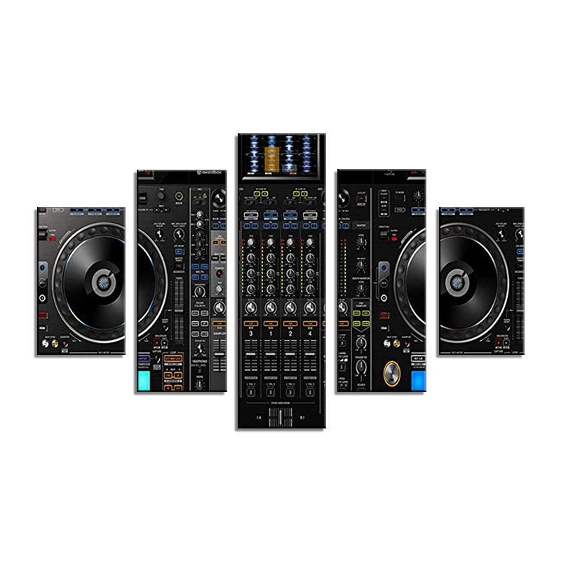 DJ музыка Экстра большой напечатанный на картине Настенный декор холст для
