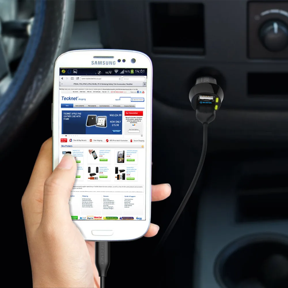 6 шт. TeckNet Премиум микро USB кабель зарядное устройство высокоскоростной мобильный