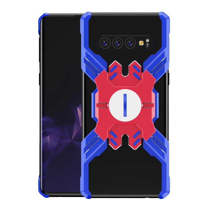 Чехол для Samsung Galaxy S10 Plus противоударный металлический с алюминиевой рамкой |