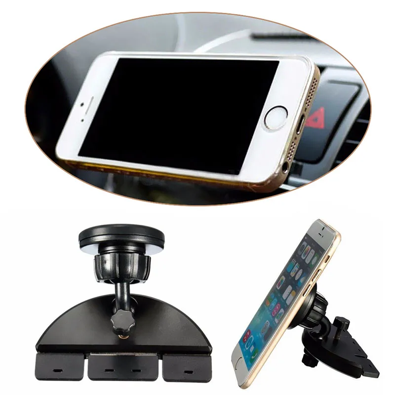 1 шт. Новый универсальный магнитный автомобильный держатель для CD Dash Slot 360 Dgree