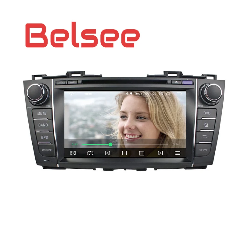 Автомагнитола Belsee для Mazda 5 2009-2013 Android 8 Восьмиядерный процессор GPS-навигация